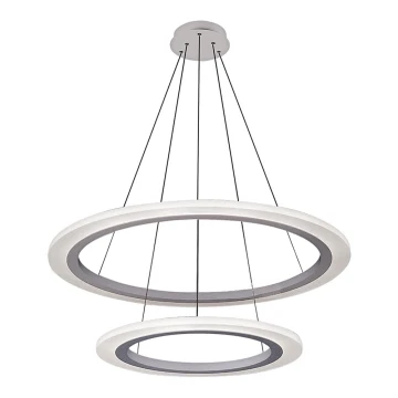 Rabalux 2429 - Lampadario LED ADRIENNE LED/62W/230V argento