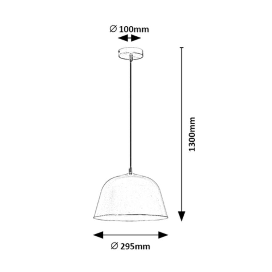 Rabalux - Lampadario su corda 1xE27/60W/230V