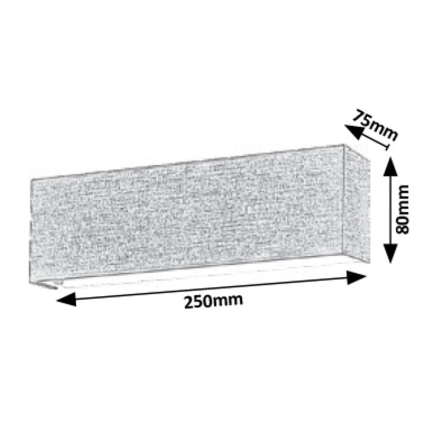 Rabalux - Applique a LED LED/6W/230V bianco