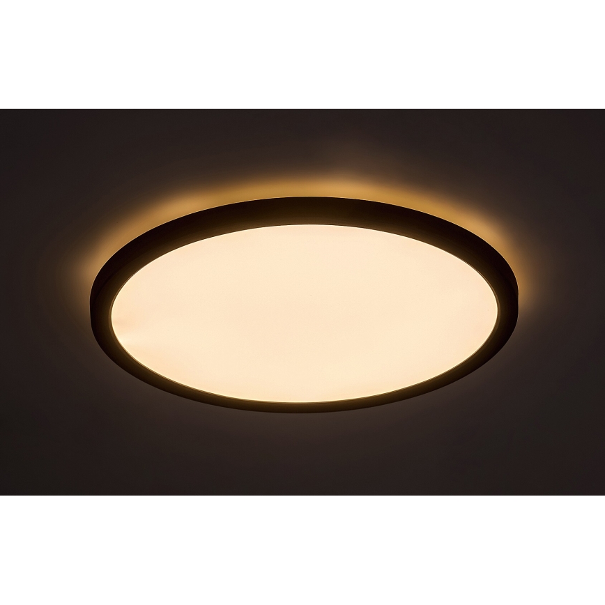 Rabalux - Plafoniera LED LED/36W/230V 3000/4000/6000K diametro 40 cm nero