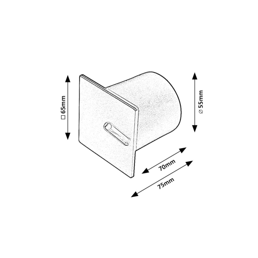 Rabalux - Illuminazione LED scale LED/3W/230V 3000K nero