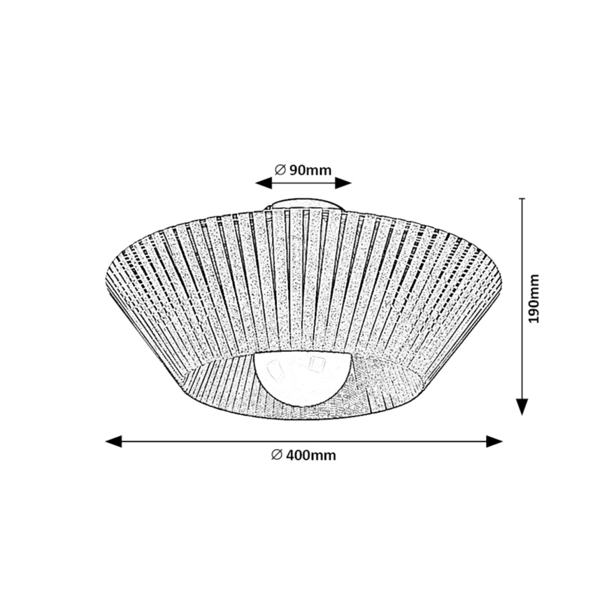 Rabalux - Plafoniera 1xE27/6W/230V