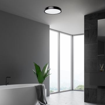 Rabalux - Plafoniera LED da bagno LED/36W/230V IP44 4000K diametro 35 cm nero