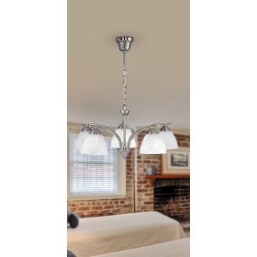 Rabalux - Lampadario a sospensione con catena 5xE14/40W/230V