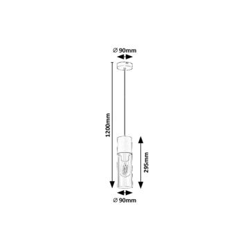 Rabalux - Lampadario a sospensione con filo 1xE27/25W/230V