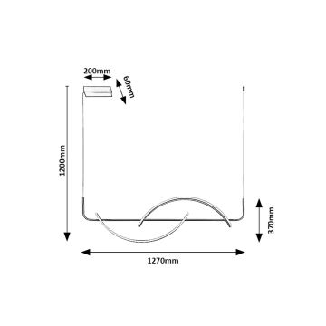 Rabalux - Lampadario LED a sospensione con filo LED/35W/230V