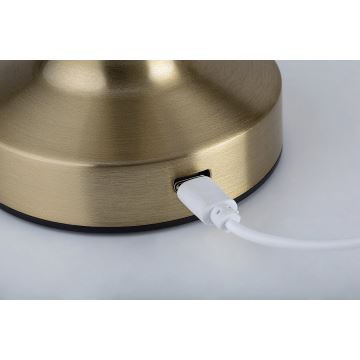 Rabalux - LED Ricaricabile touch lampada da tavolo LED/2,7W/5V 1200mAh 3000/4000/6000K oro