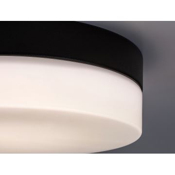 Rabalux - Plafoniera LED da bagno LED/18W/230V IP44 4000K diametro 28 cm nero