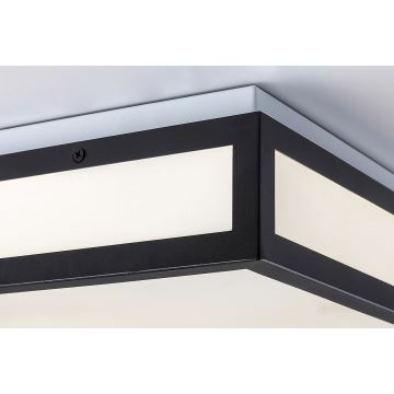 Rabalux - Plafoniera LED da bagno LED/24W/230V IP44 4000K 40x40 cm nero