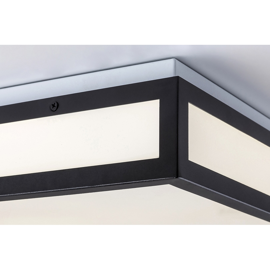 Rabalux - Plafoniera LED da bagno LED/24W/230V IP44 4000K 40x40 cm nero