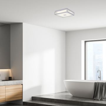 Rabalux - Plafoniera LED da bagno LED/24W/230V IP44 4000K 40x40 cm bianco