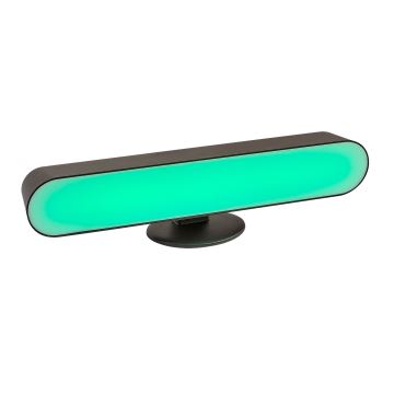 Rabalux - LED RGB Lampada da tavolo ricaricabile dimmerabile LED/3W/5V nero + telecomando