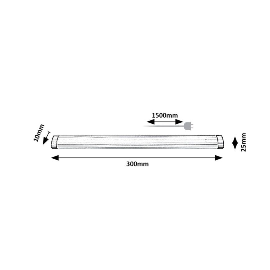 Rabalux - Luce LED dimmerabile sottopensile LED/3W/230V 4000K 30 cm