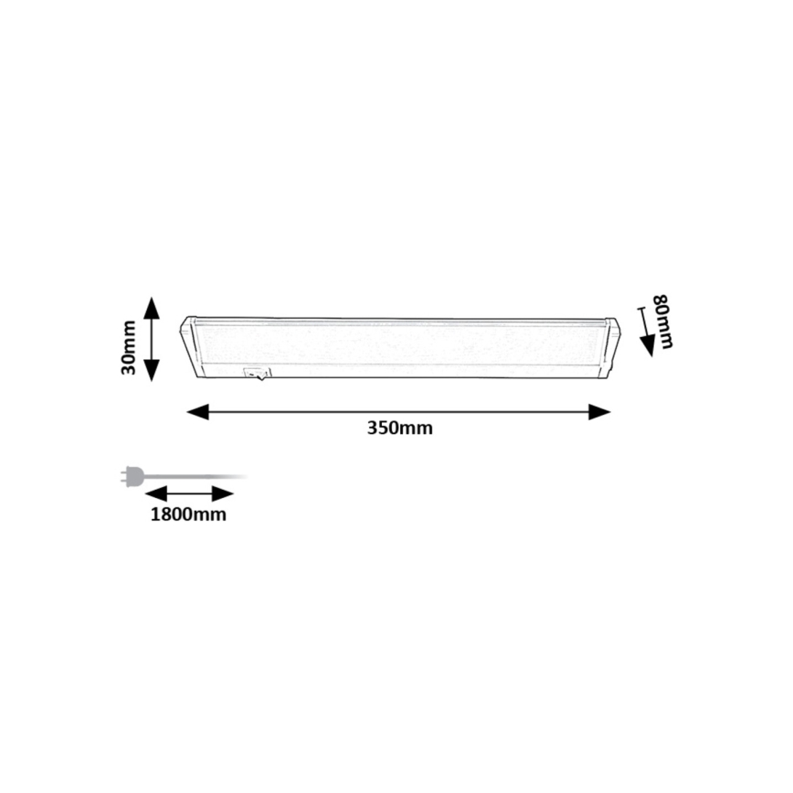 Rabalux  - Lampada LED sottopensile LED/5W/230V 4000K bianco