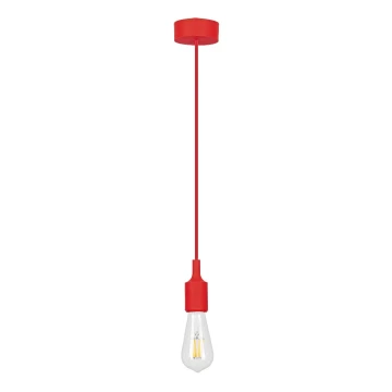 Rabalux - Lampada a sospensione E27/40W rosso