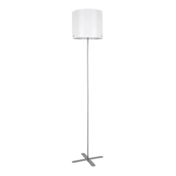 Rabalux - Lampada con piedistallo 1xE27/40W/230V bianco/argento