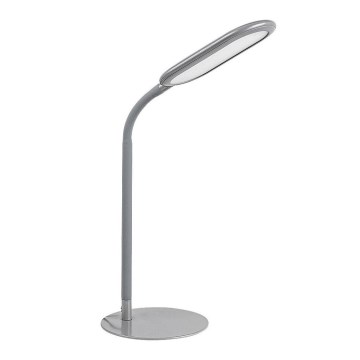 Lampada LED da tavolo Miram accu, dimming, grigio