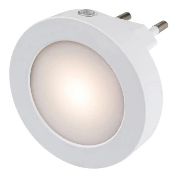 Rabalux - Lampada notturna LED con sensore LED/0,5W/230V 3000K diametro 65 mm