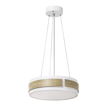 Rabalux - Lampadario a sospensione con fili dimmerabile LED LED/18W/230V sabbia/bianco