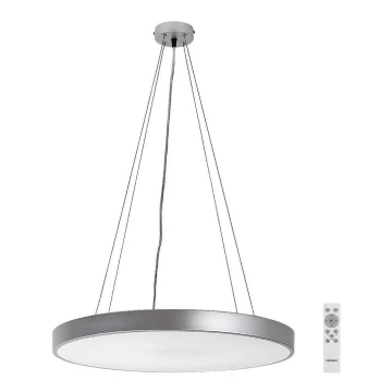 Rabalux - Lampadario LED dimmerabile su una stringa LED/60W/230V argento 3000-6000K + telecomando