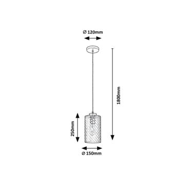 Rabalux -  Lampadario su filo 1xE27/40W/230V