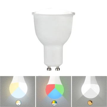 Rabalux - Lampadina LED RGB Dimmerabile GU10/5W/230V Wi-Fi 3000-6500K