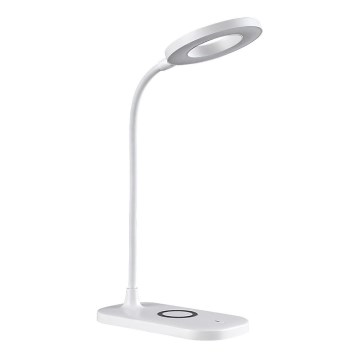 Rabalux - LED Lampada da tavolo touch dimmerabile con ricarica wireless LED/5W/5V 2700-6000K bianco