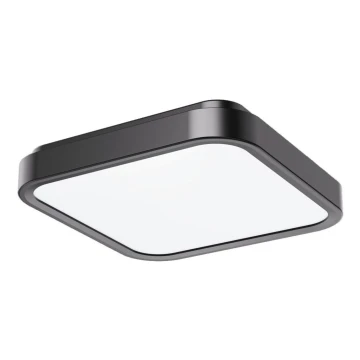 Rabalux - Plafoniera LED da bagno LED/18W/230V IP44 4000K 25x25 cm nero