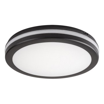 Rabalux - Plafoniera LED da bagno LED/28W/230V 3000/4000/6500K IP54 nero