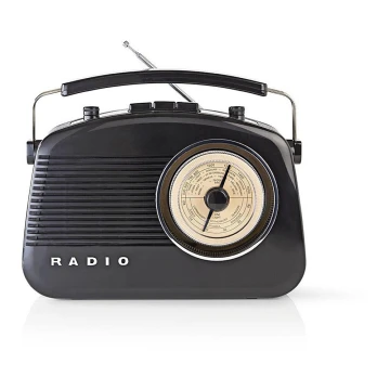 Radio FM 4,5W/230V nero