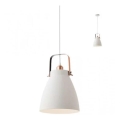 Redo 01-1311 - Lampadario a sospensione con filo ARNE 1xE27/42W/230V bianco