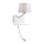 Redo 01-1807 - Applique a LED con un flexible piccolo lampada TOMO 1xE27/42W/230V + LED/3W/230V bianco