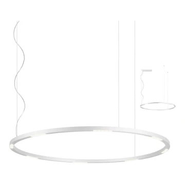 Redo 01-2208 - Lampadario LED a sospensione con filo UNION LED/68W/230V 3000K diametro 120 cm bianco