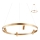 Redo 01-2492 - Lampadario LED a sospensione con filo SUMMIT LED/53,5W/230V CRI 90 diametro 80,8 cm oro