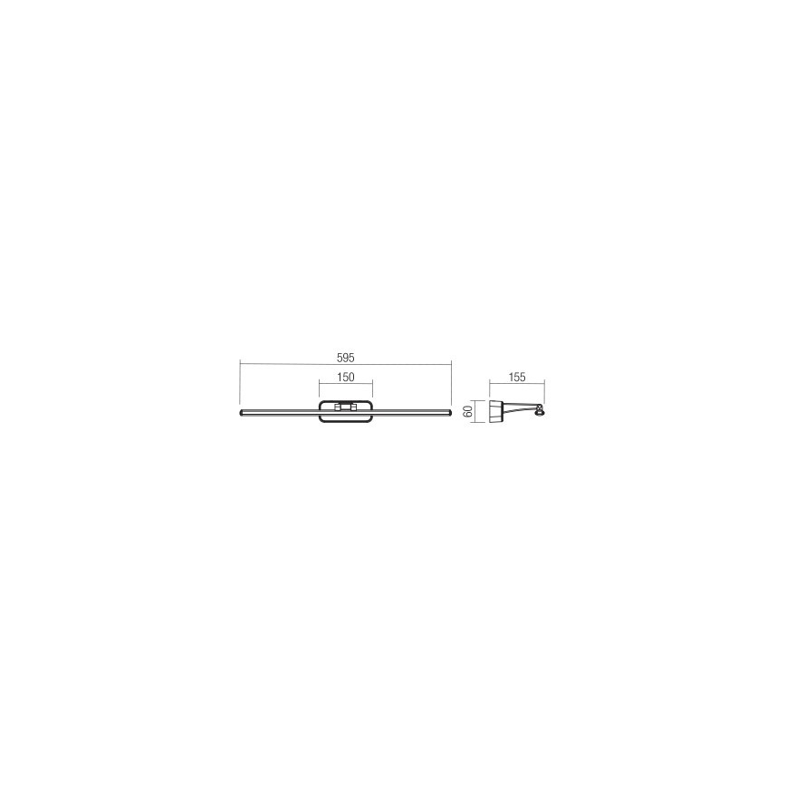 Redo 01-3085 - Lampada LED da quadro STEAM LED/12W/230V bianco