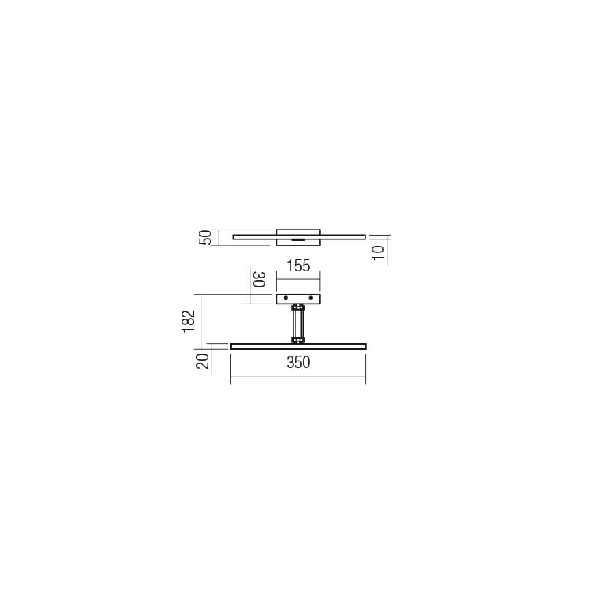 Redo 01-3460 - Lampada LED da quadro LINEAR LED/8W/230V 35 cm CRI 92 bianco