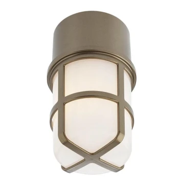 Redo 90193 - Luce Spot da esterno TRITON 1xE27/28W/230V IP54 ottone