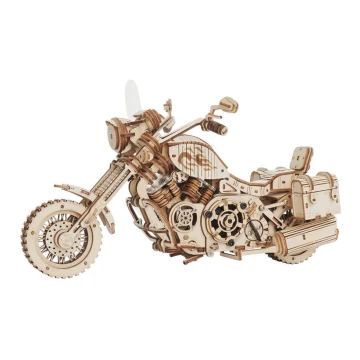 RoboTime - 3D puzzle meccanico in legno Moto cruiser