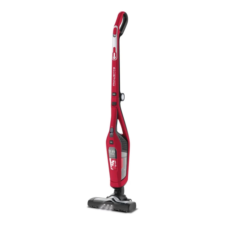 Rowenta - Aspirapolvere a bastone DUAL FORCE 2IN1 180W/21,6V rosso