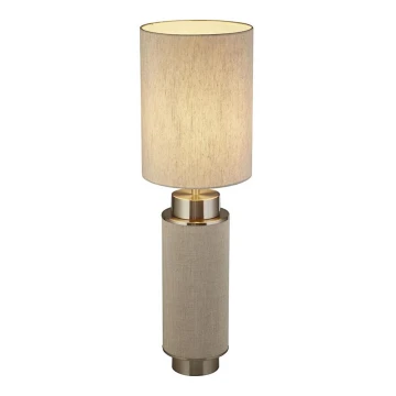 Searchlight - Lampada da tavolo FLASK 1xE27/60W/230V beige