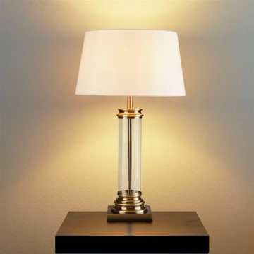 Searchlight - Lampada da tavolo PEDESTAL 1xE27/60W/230V