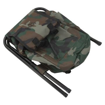 Sedia da campeggio pieghevole con zaino camouflage