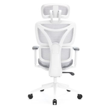 Sedia da ufficio ergonomica LEVANO grigio/bianco/nero