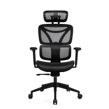 Sedia da ufficio ergonomica LEVANO nero