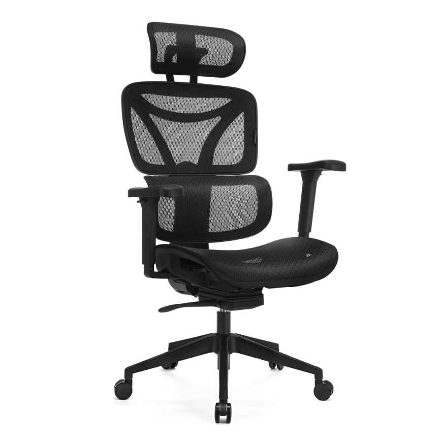 Sedia da ufficio ergonomica LEVANO nero