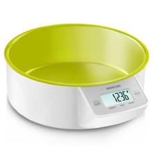 Sencor - Bilancia da cucina digitale 2xAAA bianco/verde