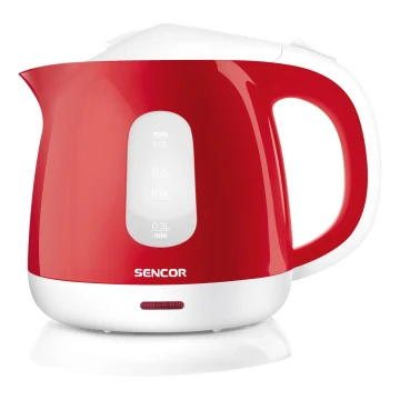 Sencor - Bollitore 1 l 1100W/230V rosso