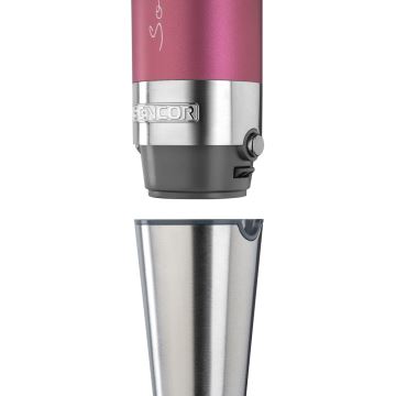 Sencor - Frullatore a immersione 4in1 1200W/230V acciaio inox/rosa