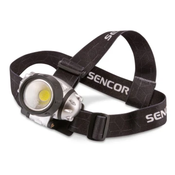 Sencor - Luce frontale LED LED/3W/3xAAA