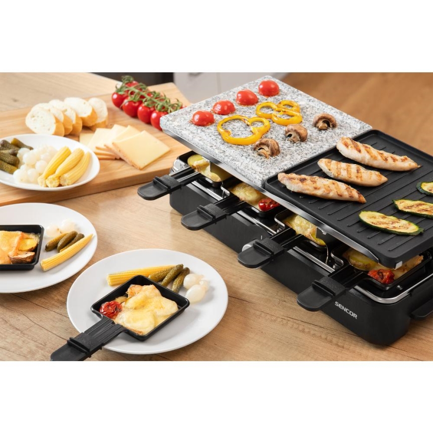 Sencor - Raclette grill con accessori 1400W/230V